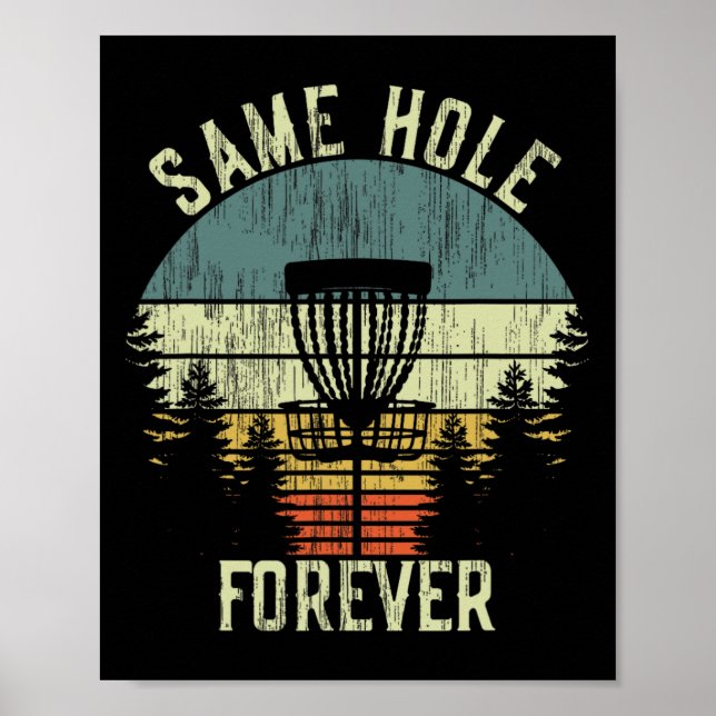 Affiche Même Trou Forever Funny Disque Golf Bachelor Party (Devant)