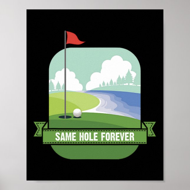 Affiche Même Trou Forever Funny Golf Bachelor Party Pre We (Devant)