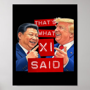 Affiche Mème Trump amusant