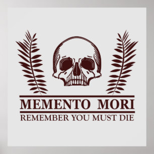 Affiche memento mori