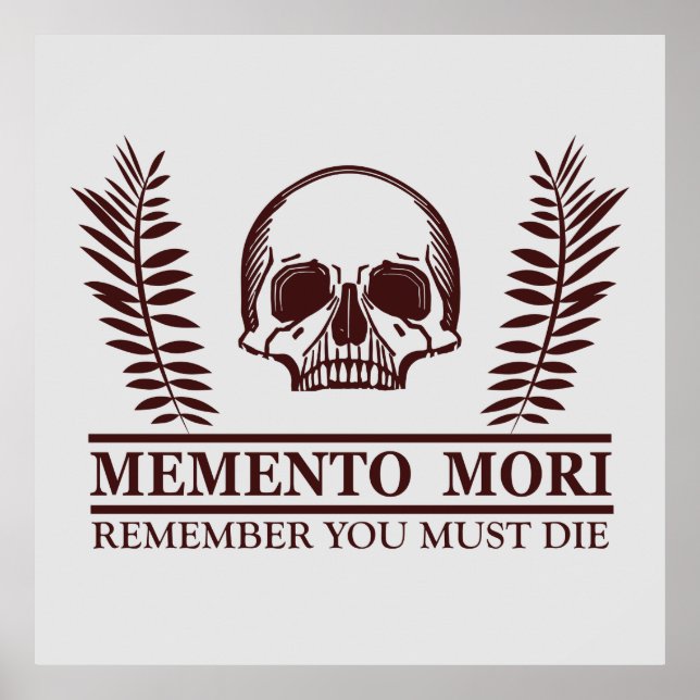 Affiche memento mori (Devant)