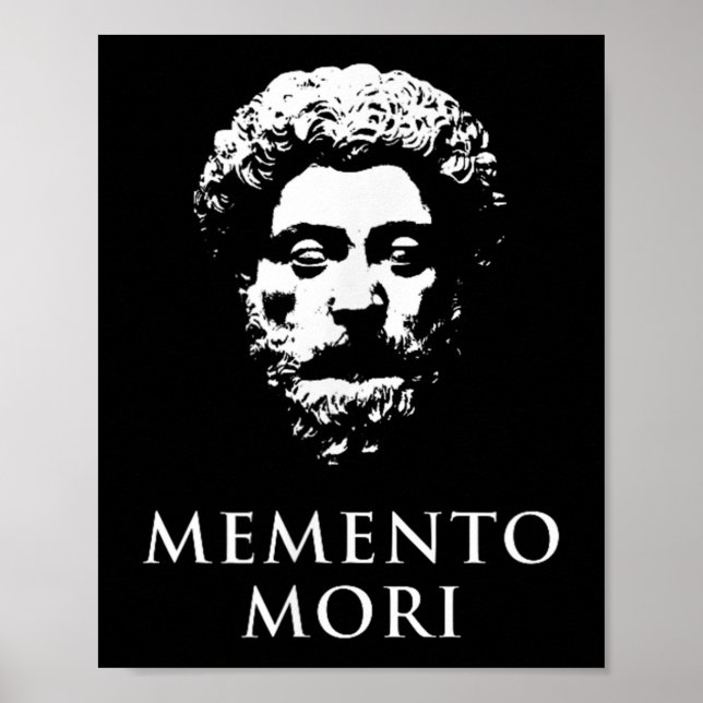 Affiche Memento Mori Avec Marcus Aurelius Head (Devant)