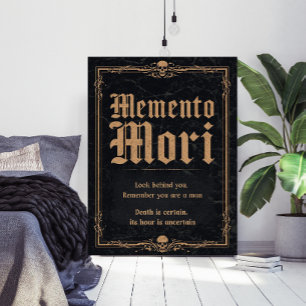 Affiche Memento Mori Châteaunoyaucore