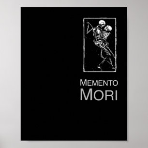 Affiche Memento Mori Citation de stoïcisme Epictetus Cadea