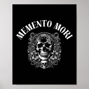 Affiche Memento Mori Citation Stoic Pour Se Souvenir De La