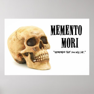 Affiche Memento Mori - Crâne