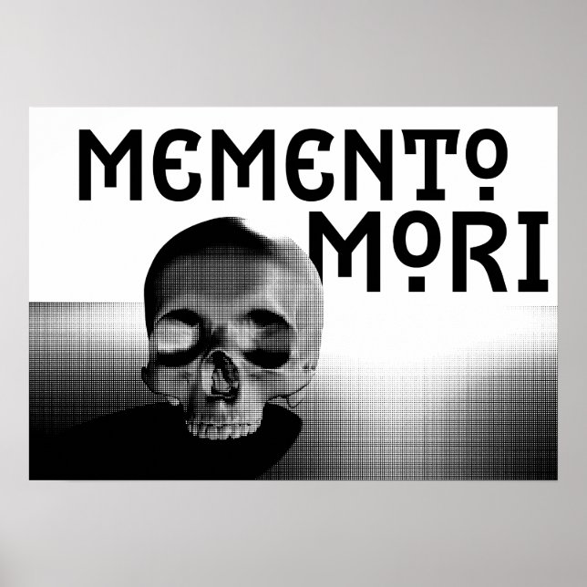 Affiche Memento Mori Design (Devant)
