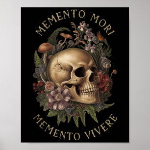 Affiche Memento Mori Memento Vivere _ Philosophie & La