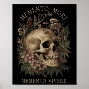 Affiche Memento Mori Memento Vivere _ Philosophie & La