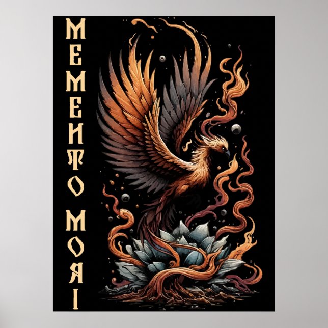 Affiche Memento Mori - Phoenix de la renaissance (Devant)