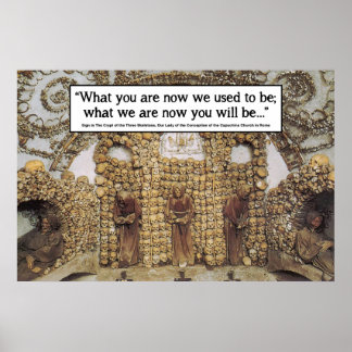 Affiche Memento Mori - Rome Bone Church