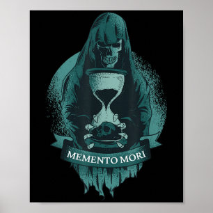 Affiche Memento Mori Stoic La philosophie du stoïcisme lat