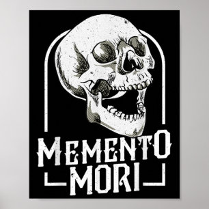 Affiche Memento Mori stoïque stoïque philosophie de mortal
