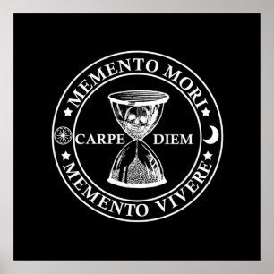 Affiche memento mori vivere