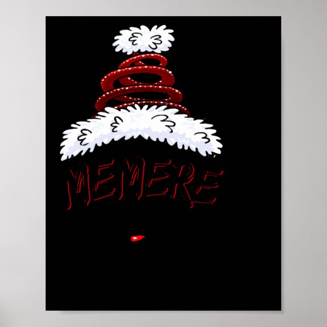 Affiche Memere Claus Xmas Happy New Santa Claus Merry Chri (Devant)