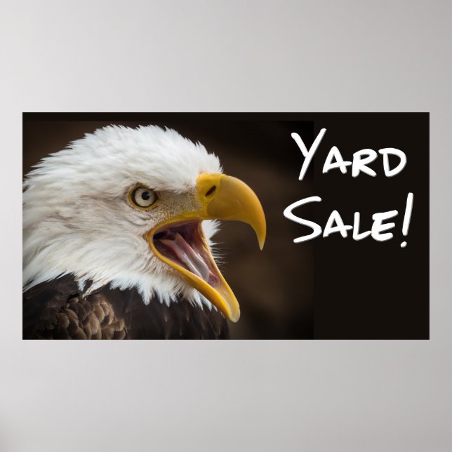 Affiche Mèmes amusants d'aigle avec des images drôles (Devant)