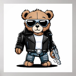 Affiche Mèmes de Teddy mignons