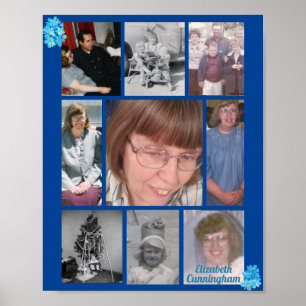 Affiche Mémoire Aimante Ne-M'oubliez-Pas 9 Mémorial Photo