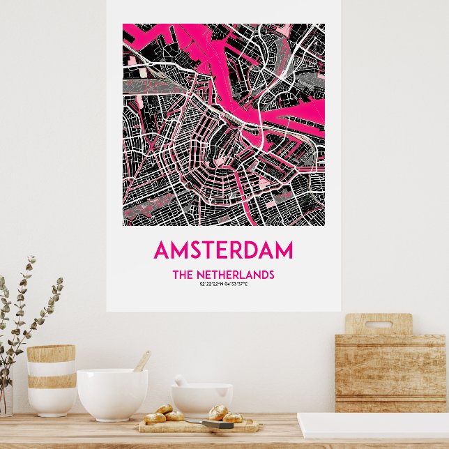 AFFICHE MÉMOIRE AMSTERDAM (Cuisine)