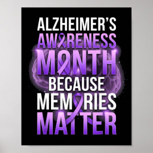Affiche Mémoires ruban violet mois de la sensibilisation à