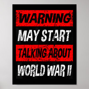 Affiche Mémorabilie de la Seconde Guerre mondiale Chemise 