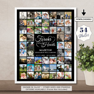 Affiche Mémorial 54 - Collage photo pour toujours dans nos