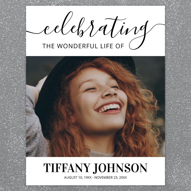 Affiche Mémorial célébrant la vie (Créateur téléchargé)