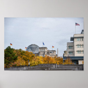 Affiche Mémorial de l'Holocauste, Berlin, Allemagne