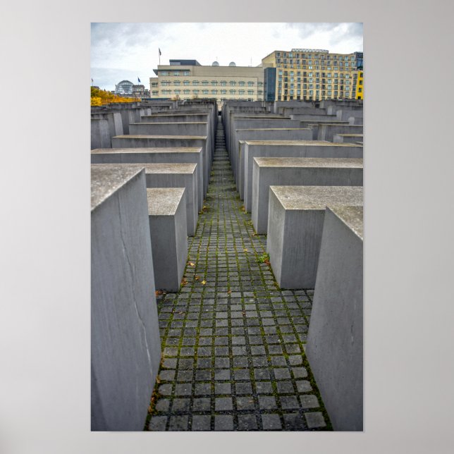 Affiche Mémorial de l'Holocauste, Berlin, Allemagne (Devant)