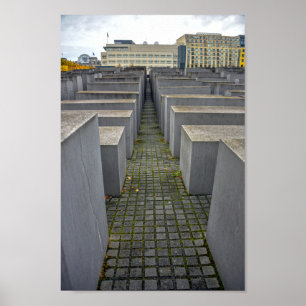Affiche Mémorial de l'Holocauste, Berlin, Allemagne