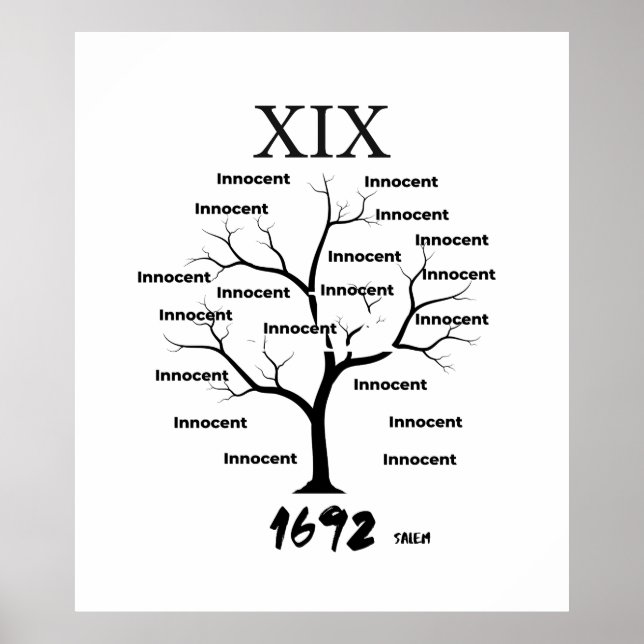 Affiche Mémorial de Salem Witch (Devant)