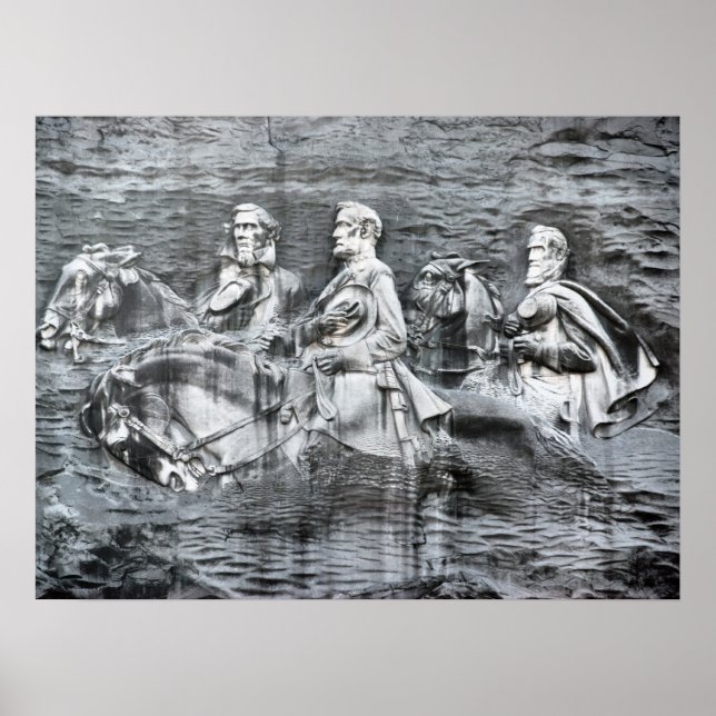 Affiche Mémorial de Stone Mountain Georgia (Devant)