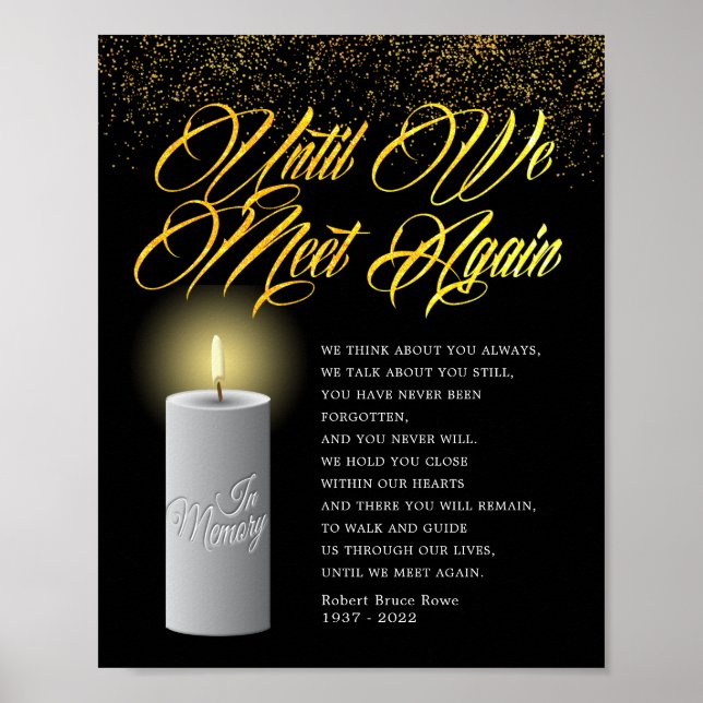 Affiche Mémorial jusqu'à ce que nous nous rencontrions de  (Devant)