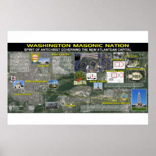 Affiche Mémorial masonique de Washington - 2