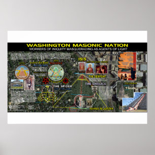 Affiche Mémorial masonique de Washington - 3