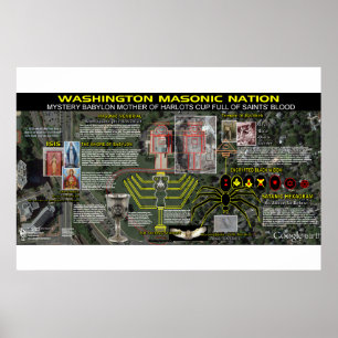 Affiche Mémorial masonique de Washington - 4
