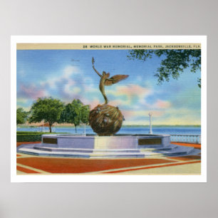 Affiche Memorial Park, Jacksonville, la Floride