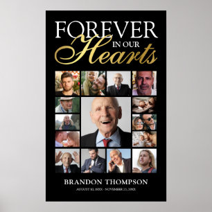 Affiche Mémorial photo de 15 funérailles