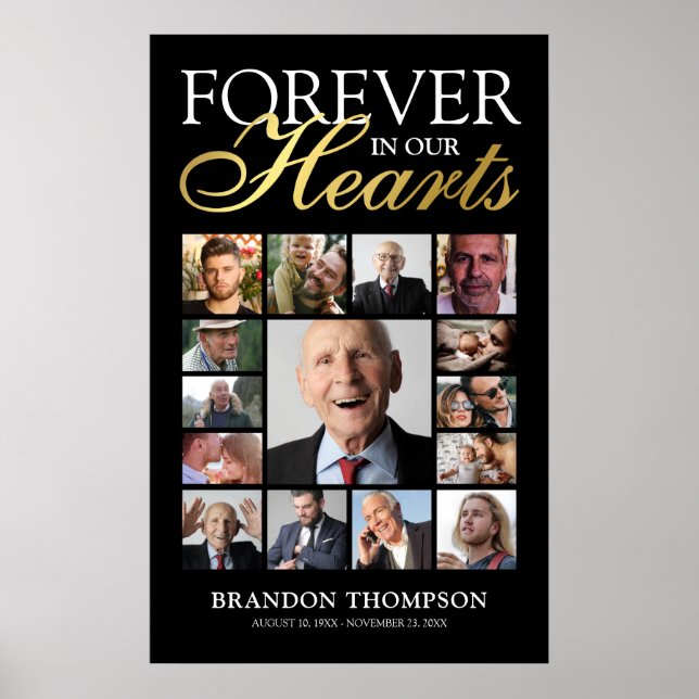 Affiche Mémorial photo de 15 funérailles (Devant)