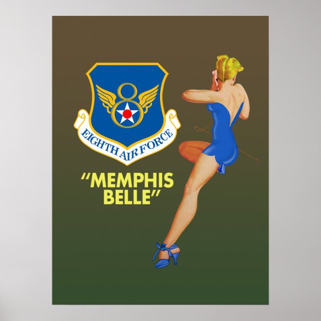 Affiche " Memphis Belle " 8e Force aérienne (Devant)