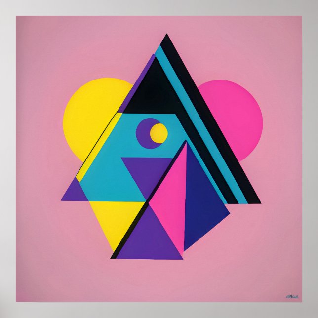 Affiche Memphis Design Dwelling (Devant)