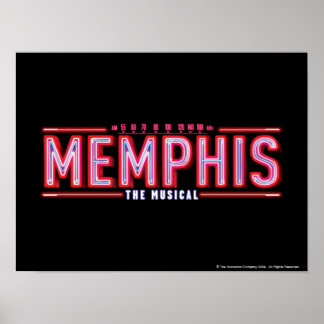 Affiche MEMPHIS - Le logo musical