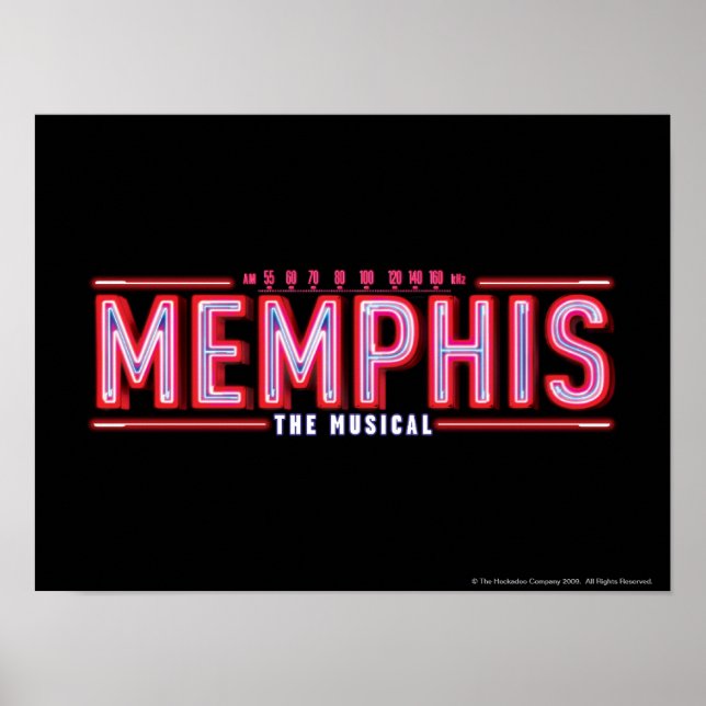 Affiche MEMPHIS - Le logo musical (Devant)