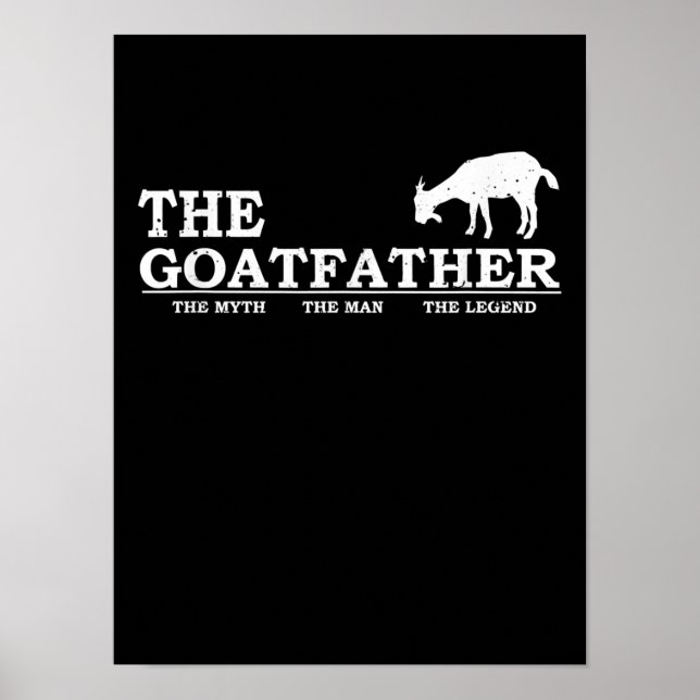 Affiche Men Goat Far Pet Lover Fars Day (Devant)