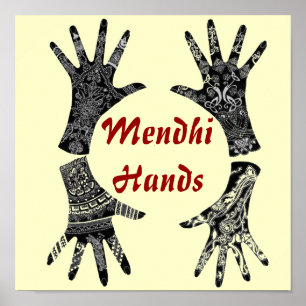 Affiche Mendhi Hands