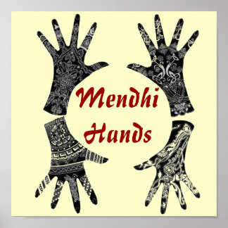 Affiche Mendhi Hands