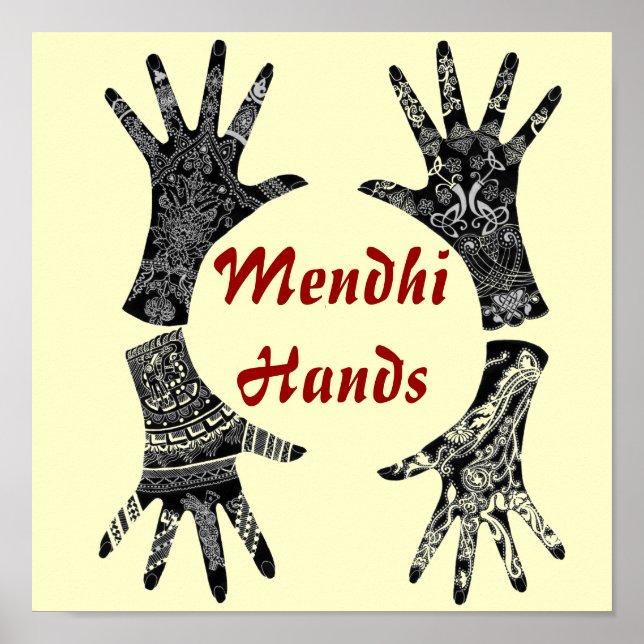 Affiche Mendhi Hands (Devant)
