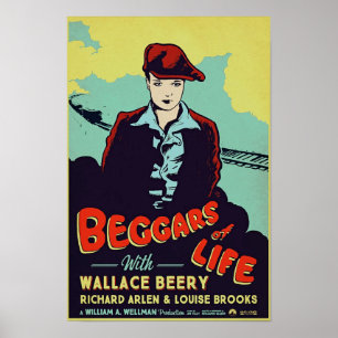 Affiche Mendiants de la vie 1928 Film Classique