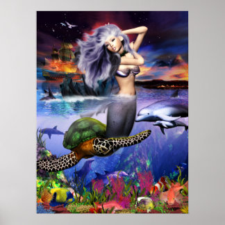 Affiche Menehune Mermaid