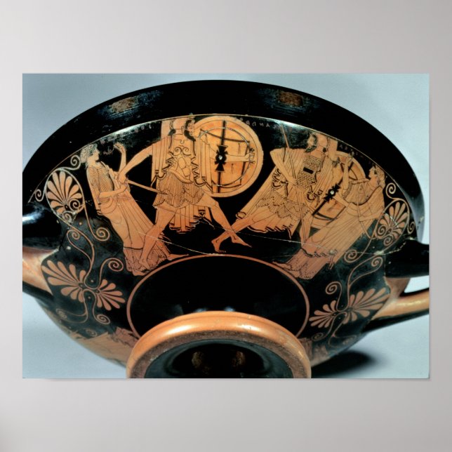 Affiche Menelaos, accompagné d'Aphrodite (Devant)